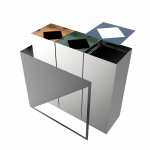 CIMON SST - cosuri gunoi colectare selectiva inox