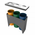 ELM PC - cosuri de gunoi pentru colectare selectiva deseuri metal