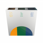 ELM SST - cosuri de gunoi pentru colectare selectiva deseuri inox