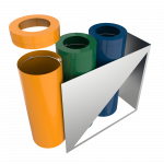 TRIOLET PC - cosuri gunoi colectare selectiva deseuri metal