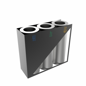 TRIOLET SST - cosuri gunoi colectare selectiva deseuri inox