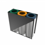 TRIOLET SST - cosuri gunoi colectare selectiva deseuri inox