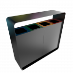 ARIZARO PC - cosuri de gunoi din metal cu design atractiv_10