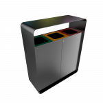 ARIZARO PC - cosuri de gunoi din metal cu design atractiv_4