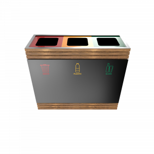 BREND PC - cos de gunoi colectare selectiva elegant din metal cu mai multe compartimente_1