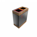 BREND PC - cos de gunoi colectare selectiva elegant din metal cu mai multe compartimente_10