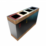 BREND PC - cos de gunoi colectare selectiva elegant din metal cu mai multe compartimente_6