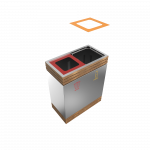 BREND SST - cos de gunoi elegant din inox cu mai multe compartimente_12