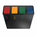 PISCO PC- cos de gunoi genial din metal vopsit in camp electrostatic_5