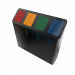 PISCO PC- cos de gunoi genial din metal vopsit in camp electrostatic_7