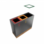 TACORA PC - cos elegant de gunoi din lemn si metal_4