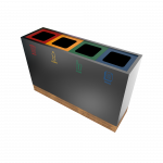 TACORA PC - cos elegant de gunoi din lemn si metal_7