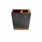 TACORA PC - cos elegant de gunoi din lemn si metal_9