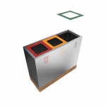 TACORA SST - cos elegant de gunoi din lemn si inox_4