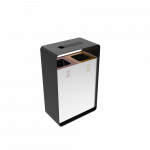 ARIZARO AT SST coșuri gunoi pentru reciclare din inox cu scrumieră_8