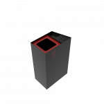 DENALI PC coș de gunoi din metal cu scrumieră_3