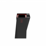 ERIDANI PC coș de gunoi elegant din metal pentru exterior cu scrumieră_1