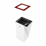 ERIDANI SST coș de gunoi elegant din inox pentru exterior cu scrumieră_3