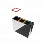 GEMINI SST coș colectare selectivă din inox cu scrumieră_10