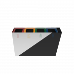 GEMINI SST coș colectare selectivă din inox cu scrumieră_13