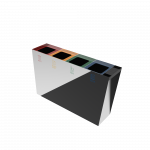 GEMINI SST coș colectare selectivă din inox cu scrumieră_14