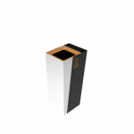 GEMINI SST coș colectare selectivă din inox cu scrumieră_3