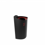 KATYN PC coș de gunoi din metal pentru exterior cu scrumieră_3