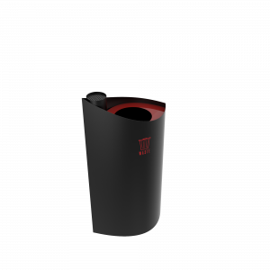 KATYN PC coș de gunoi din metal pentru exterior cu scrumieră_3