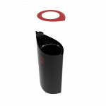 KATYN PC coș de gunoi din metal pentru exterior cu scrumieră_4