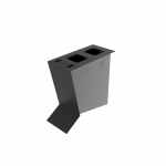 NOATAK PC stație modernă de reciclare din metal cu scrumieră_8