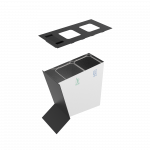 NOATAK SST stație modernă de reciclare din inox cu scrumieră_8