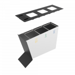 NOATAK SST stație modernă de reciclare din inox cu scrumieră_9