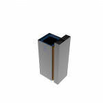 PARANA PC coș de reciclare exterior din metal și lemn cu scrumieră_2