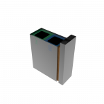 PARANA PC coș de reciclare exterior din metal și lemn cu scrumieră_6