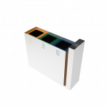 PARANA SST coș de reciclare exterior din inox și lemn cu scrumieră_10