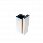 PARANA SST coș de reciclare exterior din inox și lemn cu scrumieră_3