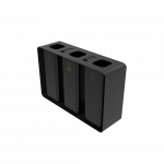 PARRAL PC coș modular din metal pentru colectare selectivă cu scrumieră_10