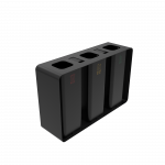 PARRAL PC coș modular din metal pentru colectare selectivă cu scrumieră_11