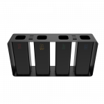 PARRAL PC coș modular din metal pentru colectare selectivă cu scrumieră_13