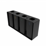 PARRAL PC coș modular din metal pentru colectare selectivă cu scrumieră_14