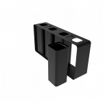 PARRAL PC coș modular din metal pentru colectare selectivă cu scrumieră_16