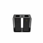 PARRAL PC coș modular din metal pentru colectare selectivă cu scrumieră_5