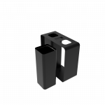 PARRAL PC coș modular din metal pentru colectare selectivă cu scrumieră_8