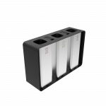 PARRAL SST coș modular din inox pentru colectare selectivă cu scrumieră_11