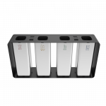 PARRAL SST coș modular din inox pentru colectare selectivă cu scrumieră_13