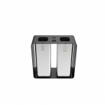 PARRAL SST coș modular din inox pentru colectare selectivă cu scrumieră_5