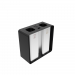 PARRAL SST coș modular din inox pentru colectare selectivă cu scrumieră_7