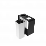 PARRAL SST coș modular din inox pentru colectare selectivă cu scrumieră_8