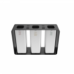 PARRAL SST coș modular din inox pentru colectare selectivă cu scrumieră_9