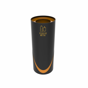 VELA PC coș de gunoi rotund din metal_1